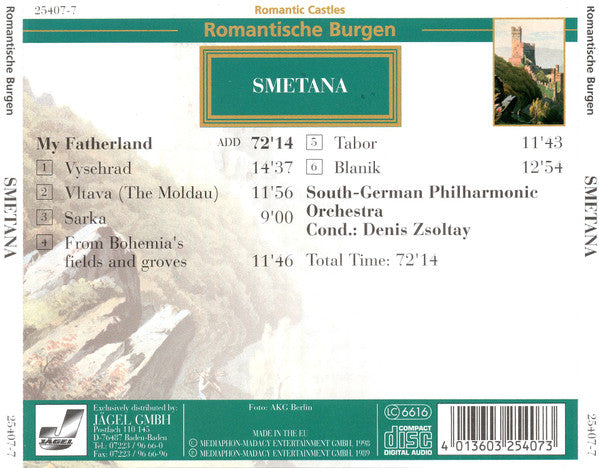 Bedřich Smetana : My Fatherland (CD)