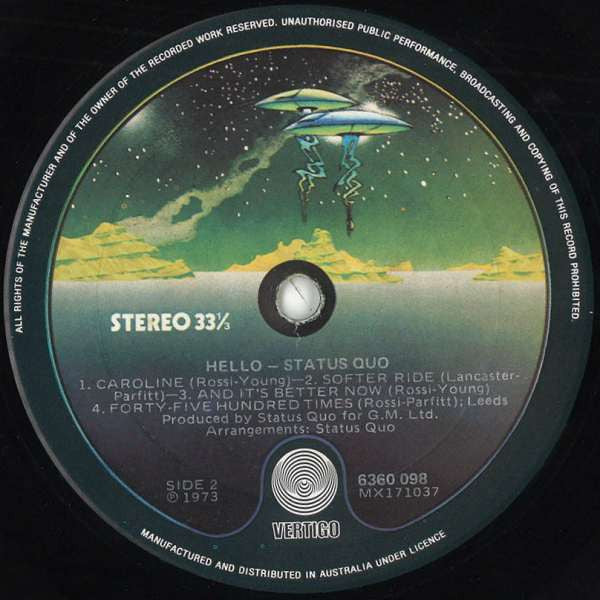 Status Quo : Hello! (LP, Album)