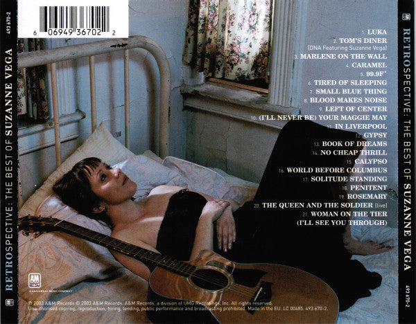 Suzanne Vega : Retrospective: The Best Of Suzanne Vega (CD, Comp, RP)