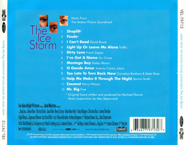 Various : Music From The Motion Picture Soundtrack The Ice Storm (CD, Comp)