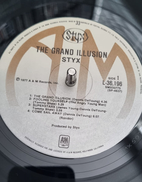 Styx : The Grand Illusion (LP, Album)