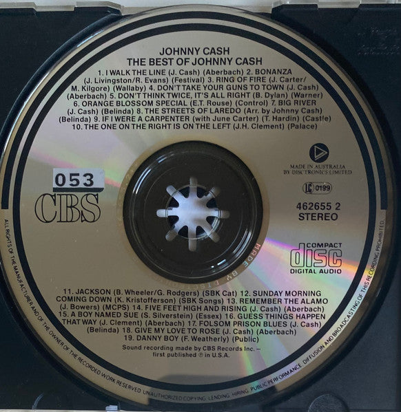 Johnny Cash : The Best Of Johnny Cash (CD, Album, Comp, Jew)