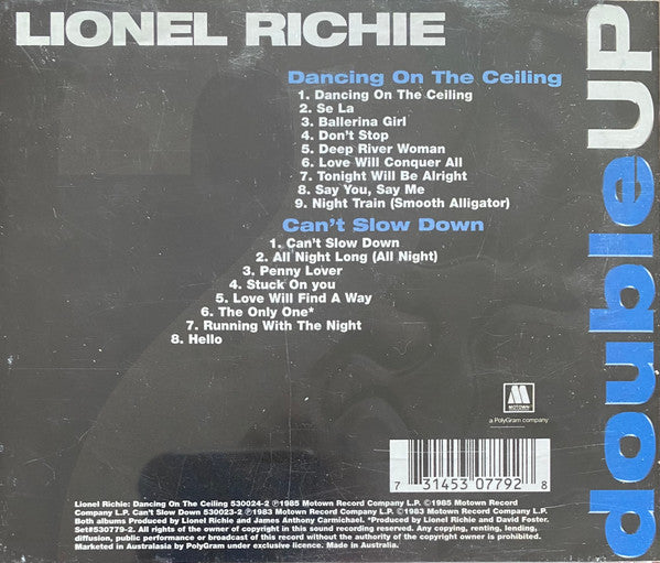 Lionel Richie : Dancing On The Ceiling / Can't Slow Down (CD, Album, RE + CD, Album, RE + Comp)
