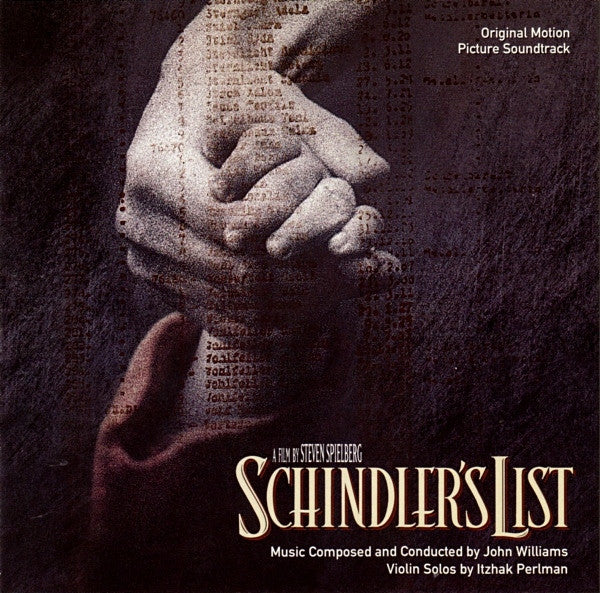 John Williams (4) : Schindler's List (Original Motion Picture Soundtrack) (CD, Album, Club)