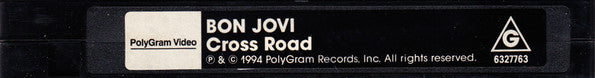 Bon Jovi : Cross Road / The Best Of Bon Jovi (VHS, Comp, PAL)