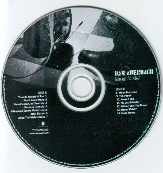 Dan Auerbach : Keep It Hid (CD, Album)