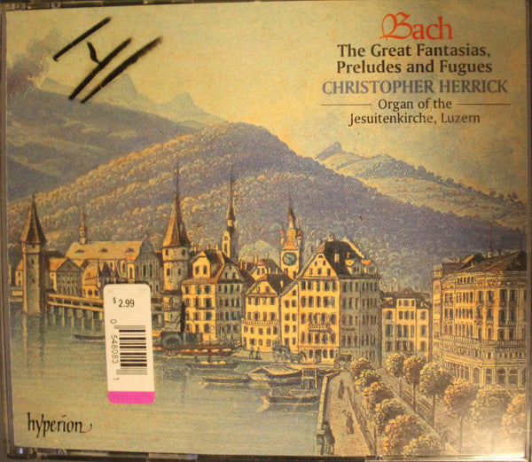 Johann Sebastian Bach - Christopher Herrick : The Great Fantasias, Preludes And Fugues (2xCD, Album)