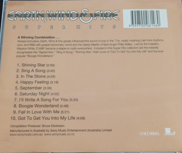 Earth, Wind & Fire : Super Hits (CD, Comp)