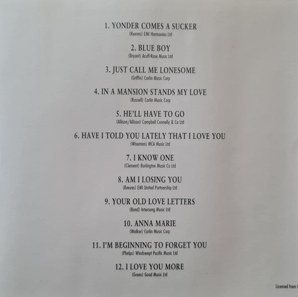 Jim Reeves : According To My Heart (CD, Comp, RE)