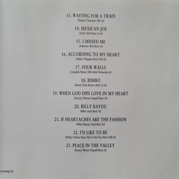 Jim Reeves : According To My Heart (CD, Comp, RE)