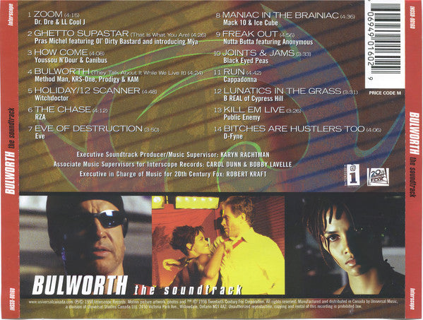 Various : Bulworth The Soundtrack (CD, Album)