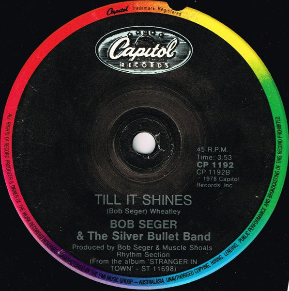 Bob Seger & The Silver Bullet Band* : Old Time Rock & Roll (7", Single, RP)