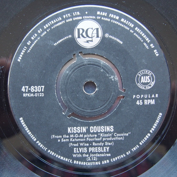 Elvis Presley : Kissin' Cousins (7", Single)