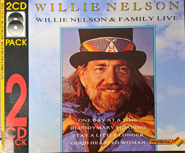 Willie Nelson : Willie Nelson & Family Live (2xCD, Comp)