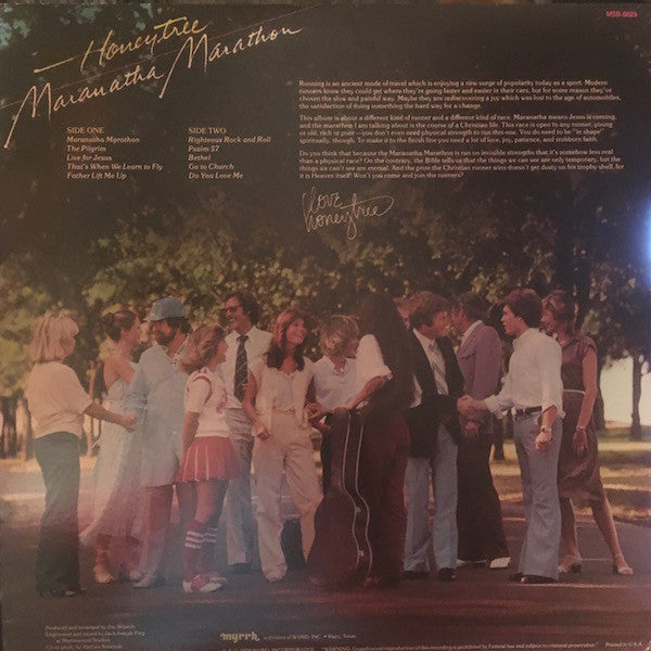 Nancy Honeytree : Maranatha Marathon (LP, Album)