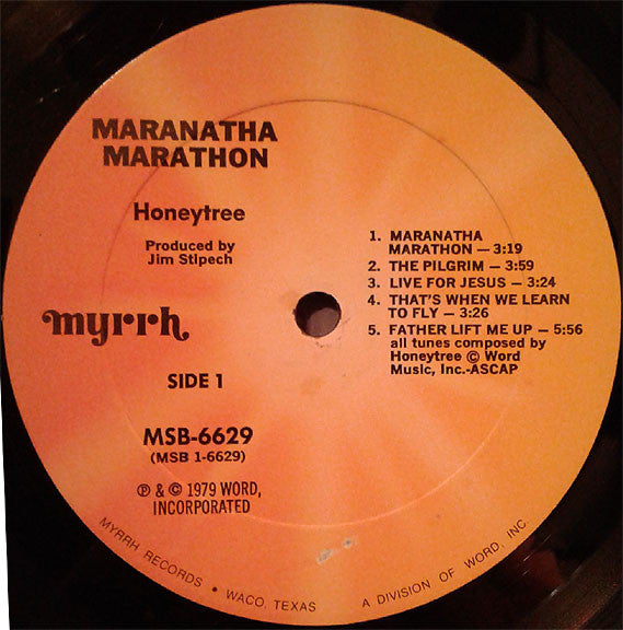 Nancy Honeytree : Maranatha Marathon (LP, Album)