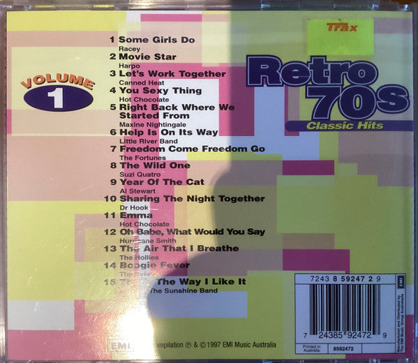 Various : Retro 70's Classic Hits - Volume 1 (CD, Comp)