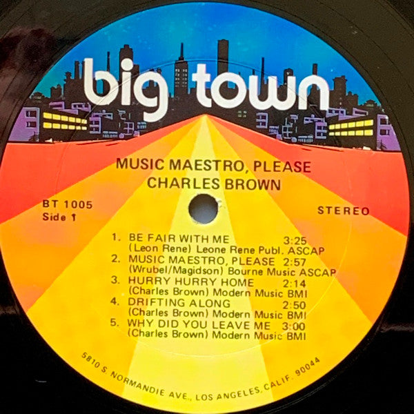 Charles Brown : Music, Maestro, Please (LP)