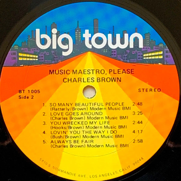 Charles Brown : Music, Maestro, Please (LP)