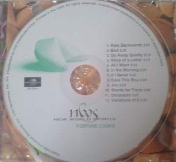 New World Spirits : Fortune Cookie (CD, Album)