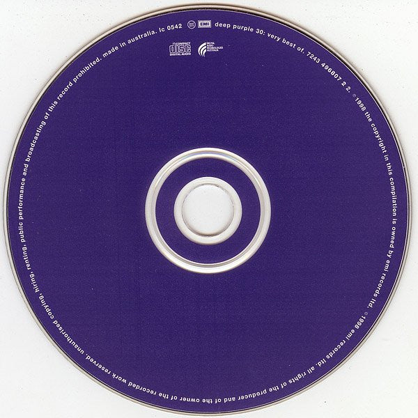Deep Purple : 30 : Very Best Of (CD, Comp)