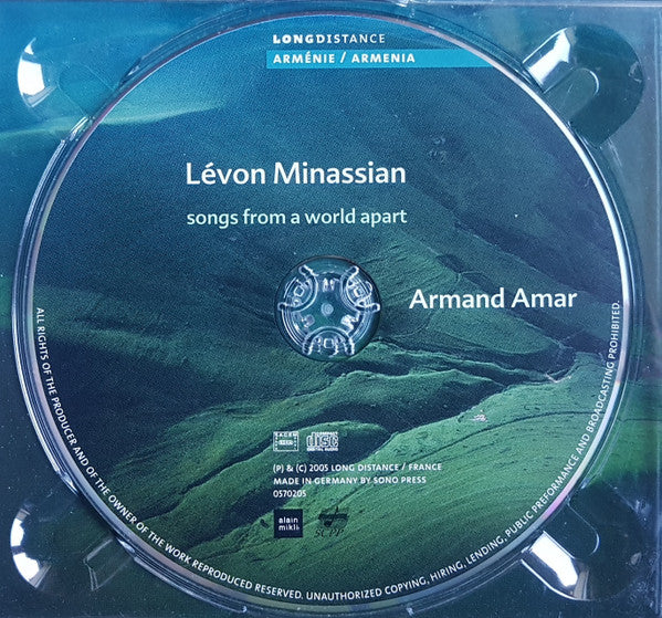 Levon Minassian & Armand Amar : Songs From A World Apart (CD, Album, Dig)