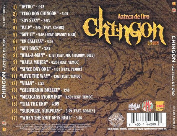 Chingon (2) : Azteca De Oro (CD, Album)