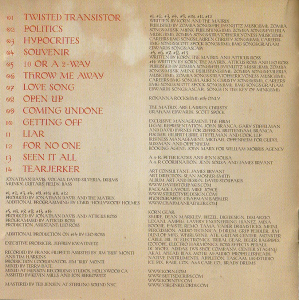 Korn : See You On The Other Side (CD, Album, Copy Prot.)