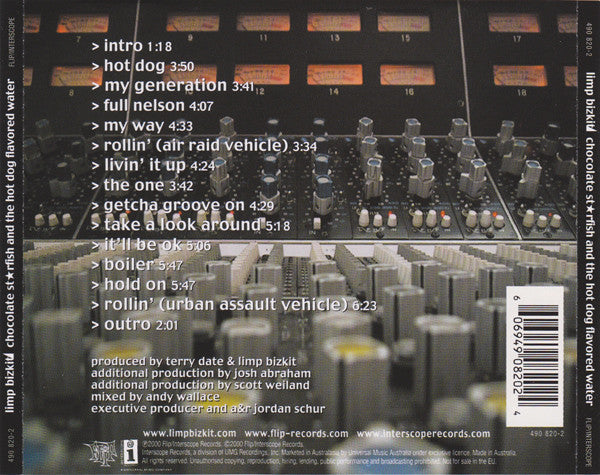 Limp Bizkit : Chocolate Starfish And The Hot Dog Flavored Water (CD, Album, SME)