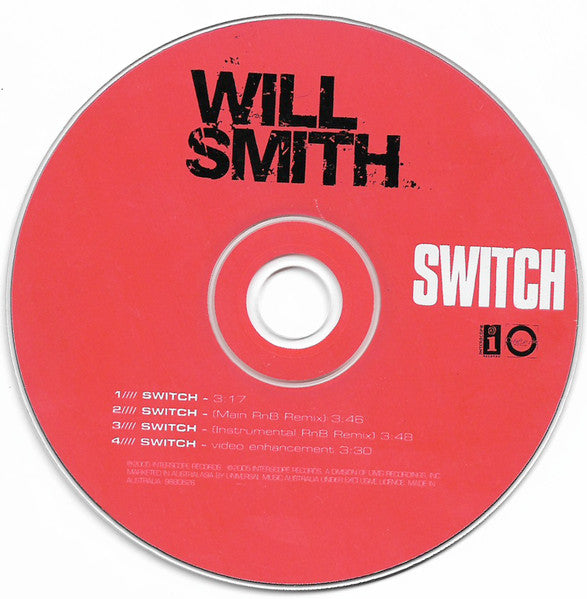Will Smith : Switch (CD, Single, Enh)