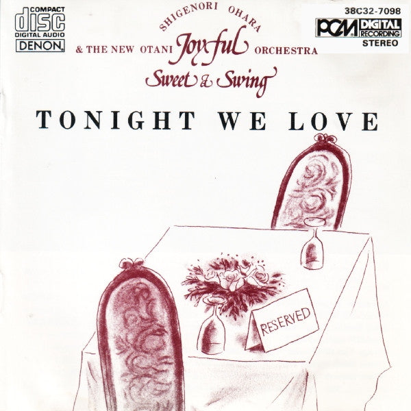 Shigenori Ohara & The New Otani Joyful Orchestra : Tonight We Love (CD, Album)