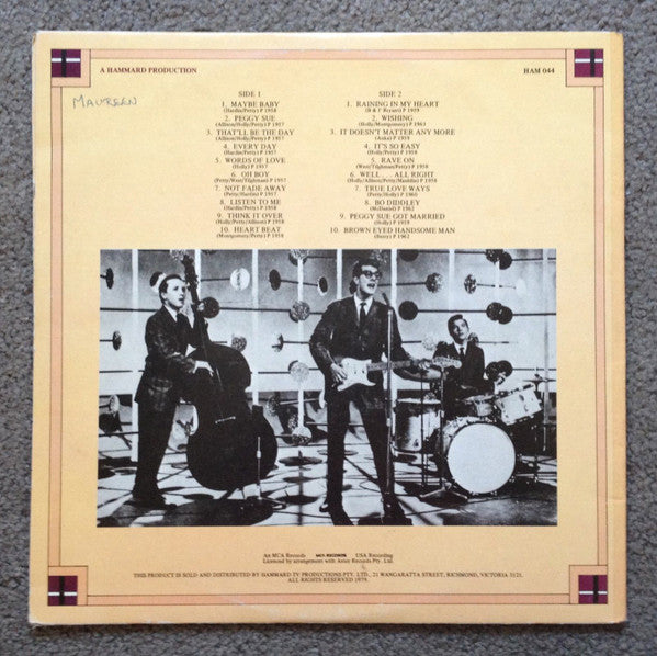 Buddy Holly And The Crickets (2) : The Legend That Is Buddy Holly And The Crickets (20 Golden Greats) (LP, Comp, Gat)