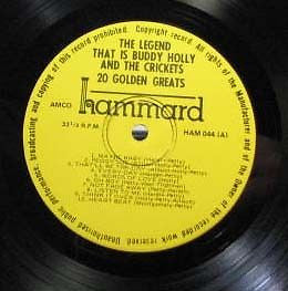 Buddy Holly And The Crickets (2) : The Legend That Is Buddy Holly And The Crickets (20 Golden Greats) (LP, Comp, Gat)