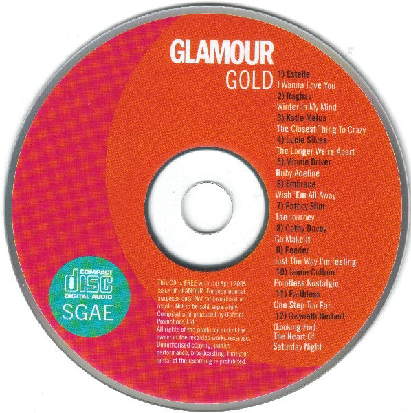 Various : Glamour Gold (CD, Comp, Promo)