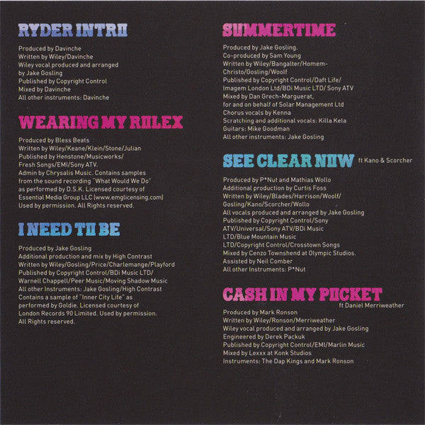 Wiley (2) : See Clear Now (CD, Album)
