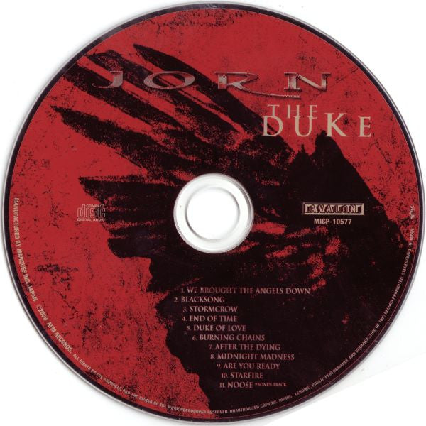 Jorn (4) : The Duke (CD, Album)