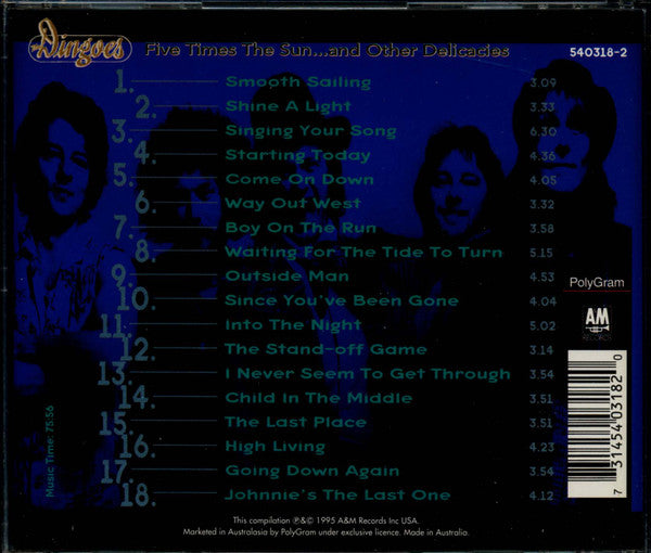 The Dingoes : Five Times The Sun ...And Other Delicacies (CD, Comp)