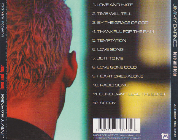 Jimmy Barnes : Love And Fear (CD, Album)