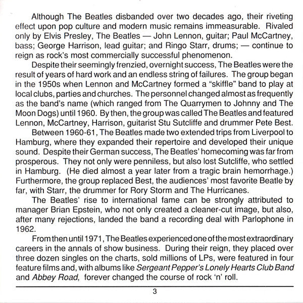 Royal Philharmonic Orchestra And The Royal Choral Society Conducted By Louis Clark : The Beatles' Greatest Hits (CD, Album, RE, Dis)