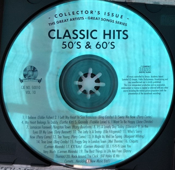 Various : Classic Hits - 50's & 60's (CD, Comp)