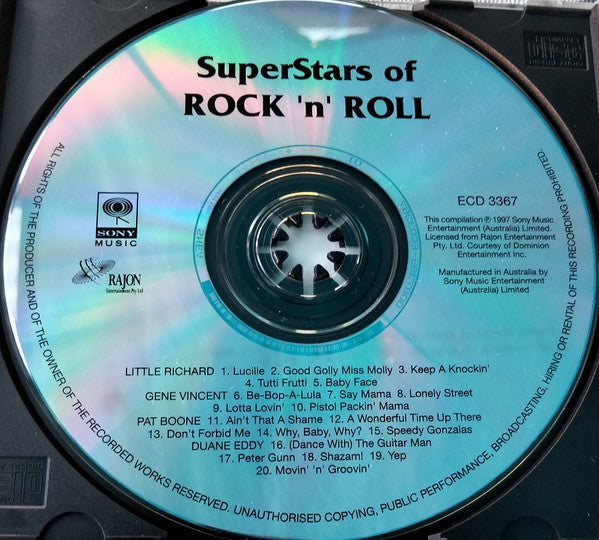 Various : Superstars Of Rock 'n' Roll (CD, Comp)