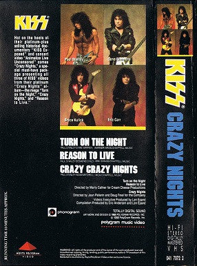 Kiss : Crazy Nights (VHS)