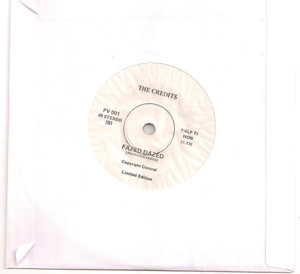 The Credits : It's You / Fazed Dazed (7", Single)
