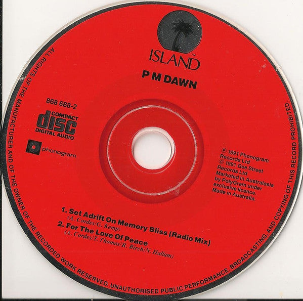 P.M. Dawn : Set Adrift On Memory Bliss (CD, Single, Car)