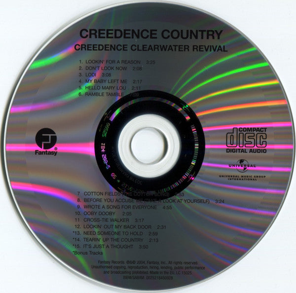 Creedence Clearwater Revival : Creedence Country (CD, Comp, RE, RM)