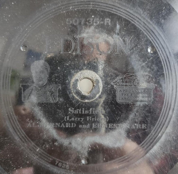 Al Bernard : Satisfied (Edison Disc)