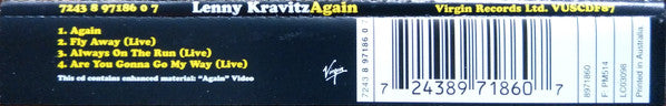 Lenny Kravitz : Again (CD, Single, Enh)