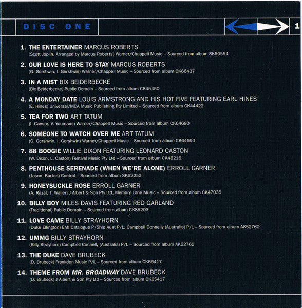 Various : Jazz Legends - Piano (2xCD, Comp)