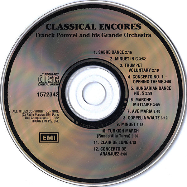 Franck Pourcel Et Son Grand Orchestre : Classical Encores (CD, Comp)