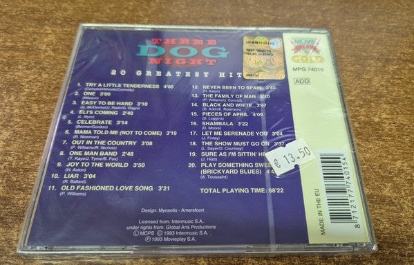 Three Dog Night : 20 Greatest Hits (CD, Comp, RE)